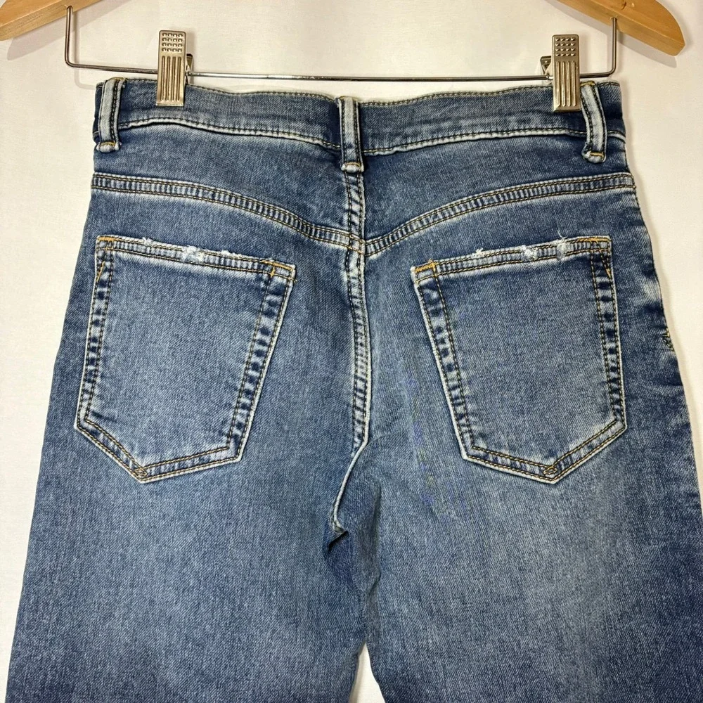 Gap Kids Boys 12 Regular Stretch‎ Slim Jeans Medium Wash Adjustable Waist Denim